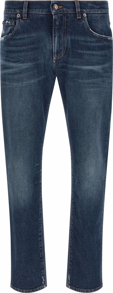 Dolce & Gabbana Blue Cotton Jeans Denim