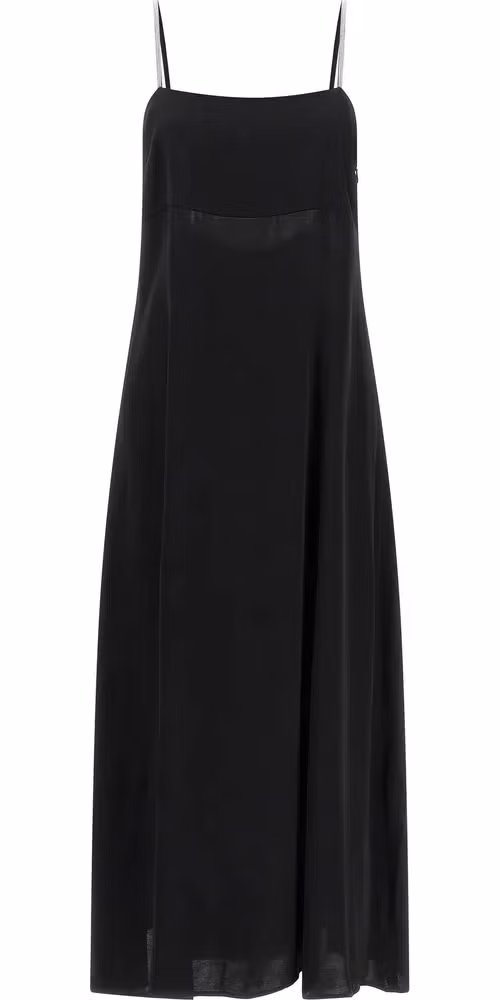 Peserico Black Viscose Long Dress