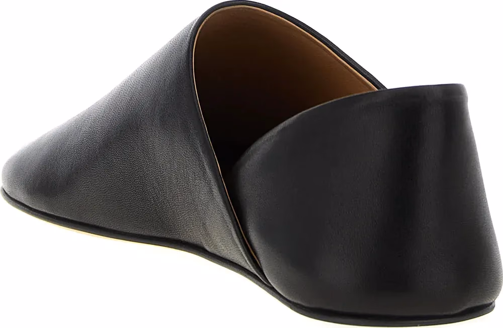 J.W.Anderson Black Lamb Leather Mules
