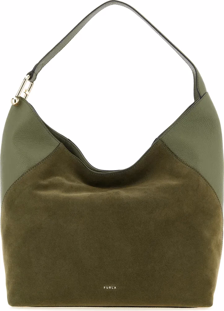 Furla Bicolor Calfskin Shoulder Bag