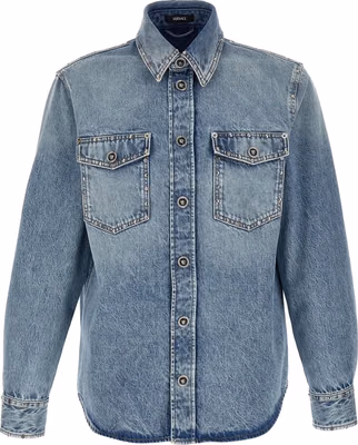 Blue Cotton Blouse