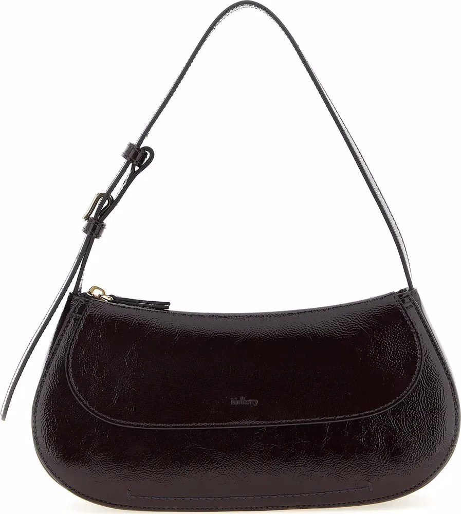 Mulberry Purple Calfskin Shoulder Bag