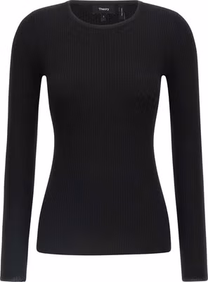 Black Merino Wool Cardigan
