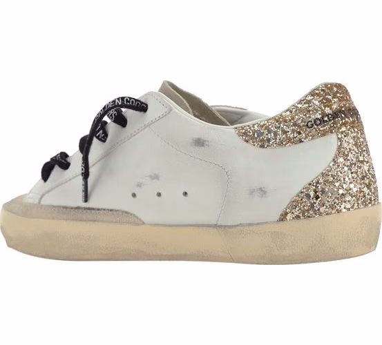 Golden Goose White Calf Leather Bos Taurus Low Top Sneakers