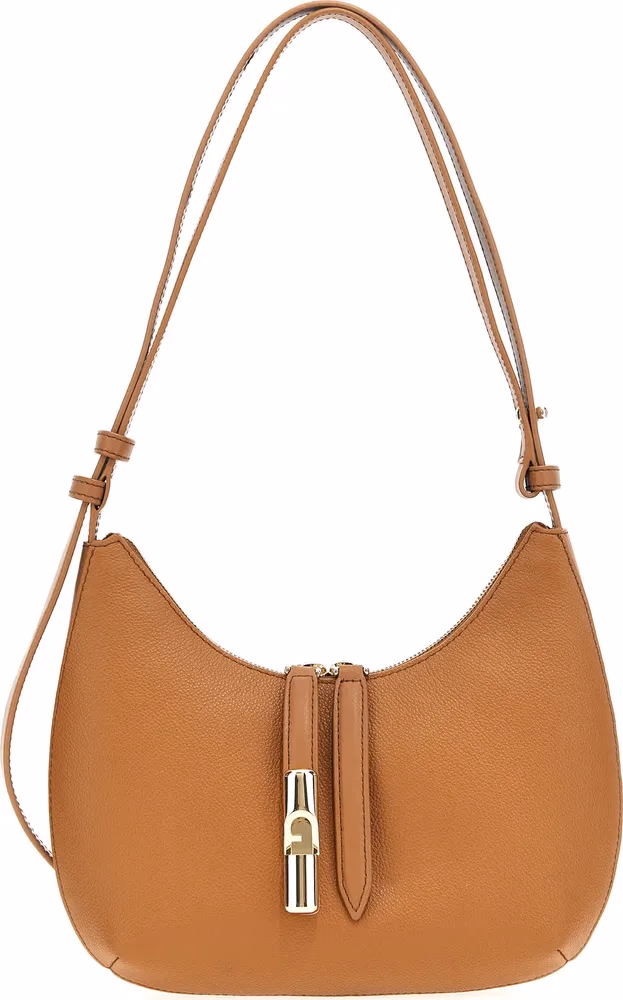 Furla Brown Leather Shoulder Bag
