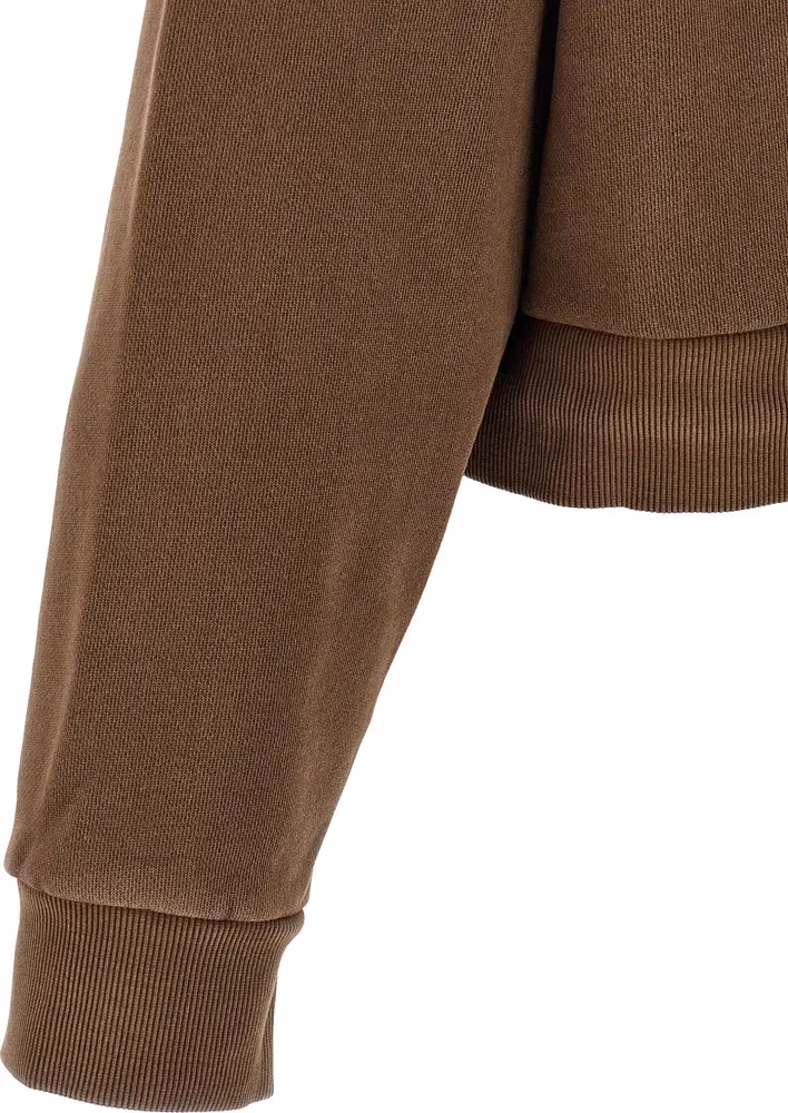 Entire Studios Brown Cotton Sweatshirt