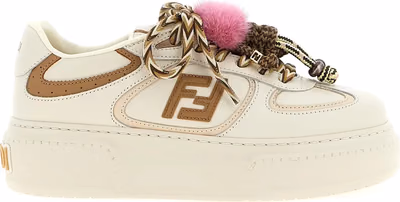 Multicolor Calfskin Platform Sneakers