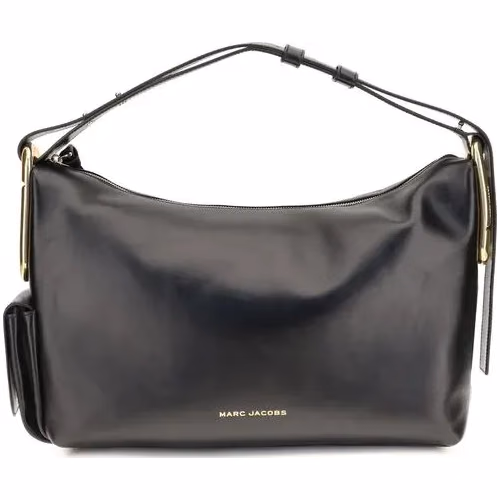 Marc Jacobs Black Calf Leather Bos Taurus Shoulder Bag