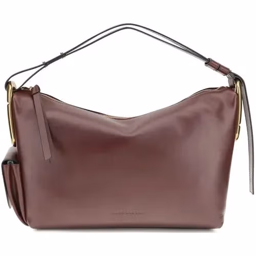 Marc Jacobs Bordeaux Calf Leather Bos Taurus Shoulder Bag