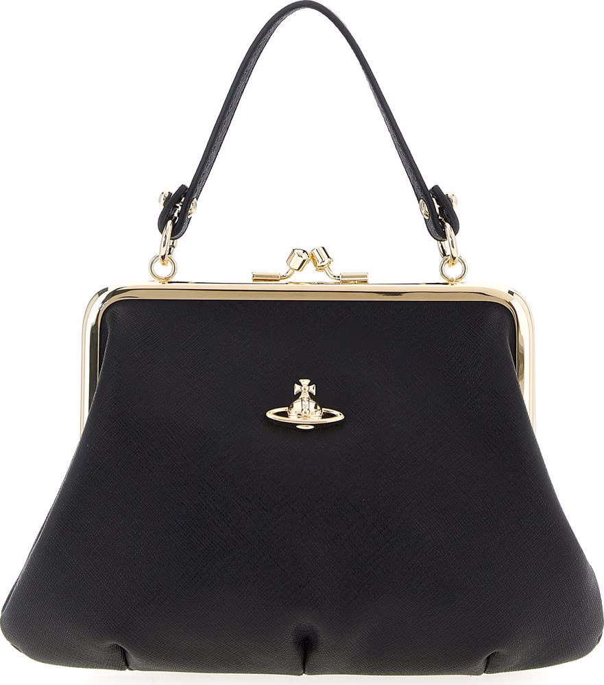 Vivienne Westwood Black Cowhide Handbag