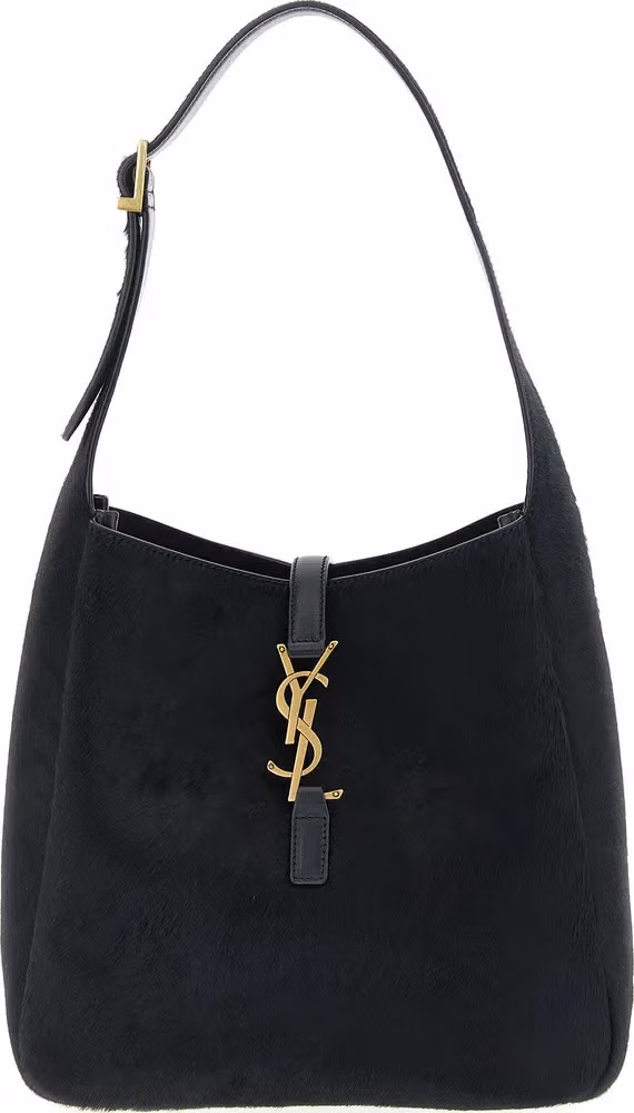 Saint Laurent Black Calfskin Shoulder Bag