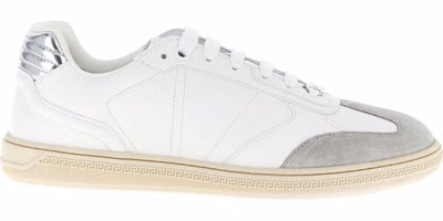 White Calfskin Low Top Sneakers
