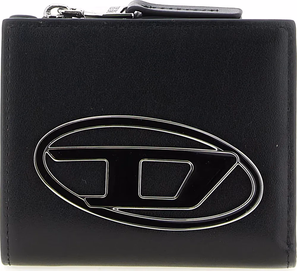 Diesel Black Leather Cardholder