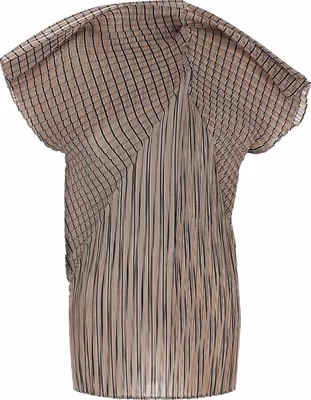 Brown Polyester Blouse