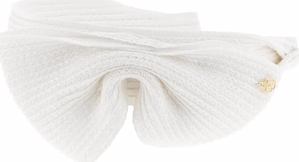 Maison Michel White Papier Headband