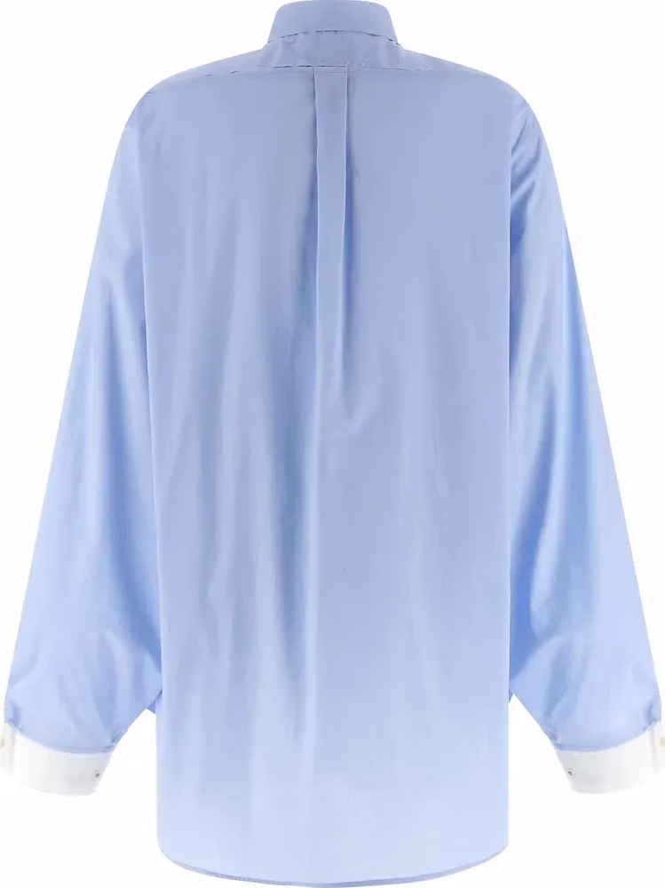 MAISON JEJIA Blue Cotton Blouse
