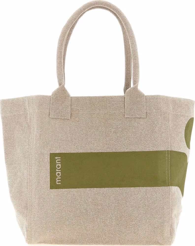 Isabel Marant Bicolor Cotton Tote Bag