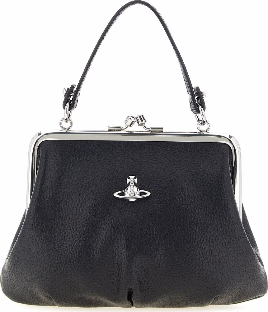 Vivienne Westwood Black Polyethylene Handbag