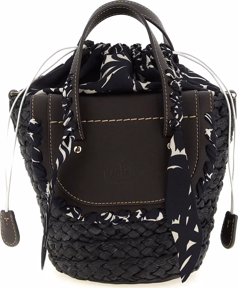 CUBA LAB Black Pantograph Handbag