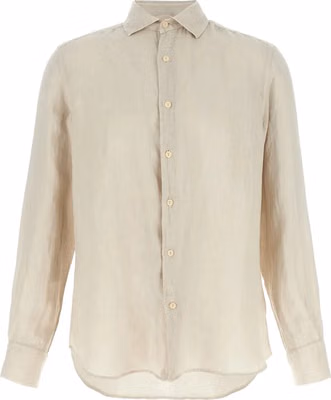 Beige Linen Blouse
