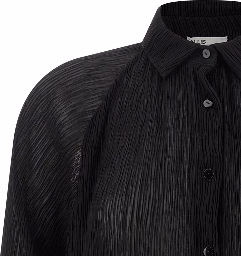 ALLIS Black Polyester Shirt