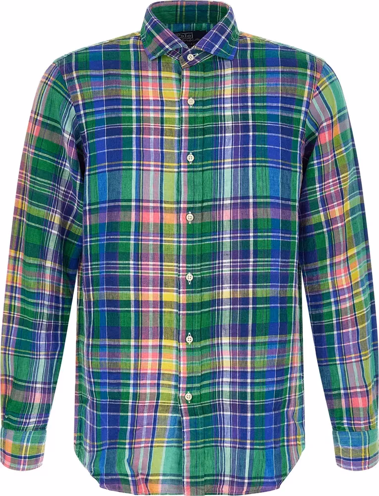 Polo Ralph Lauren Multicolor Linen Blouse
