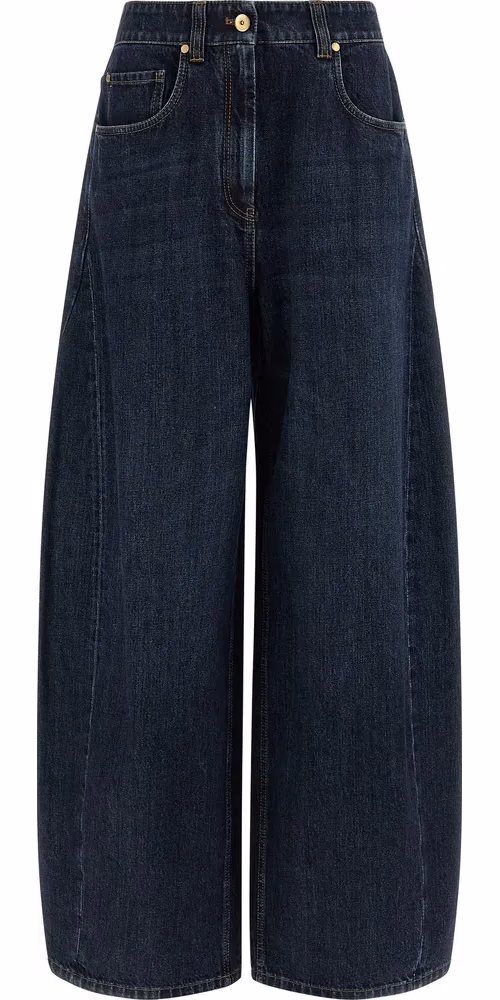 Brunello Cucinelli Blue Cotton Jeans Denim