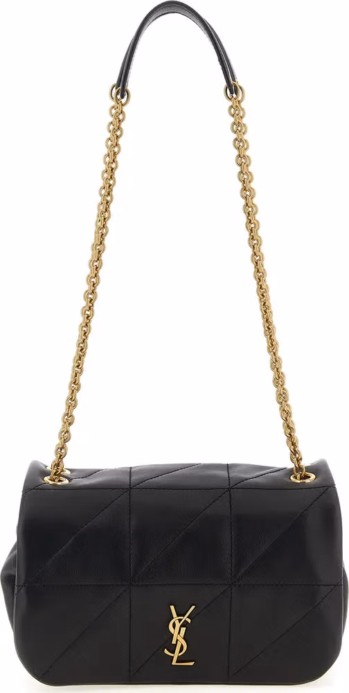 Saint Laurent Black Lamb Leather Shoulder Bag