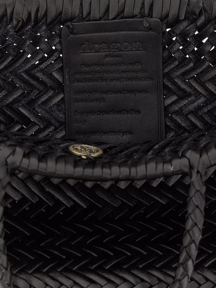 Dragon Diffusion Black Calfskin Handbag