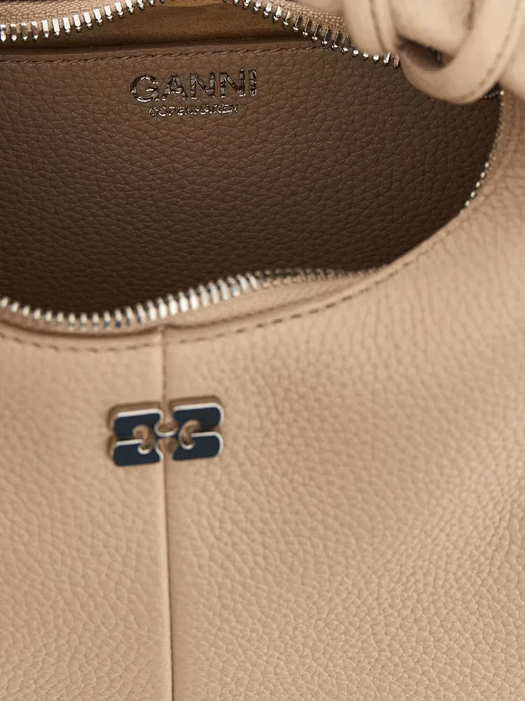 Ganni Beige Polyester Handbag