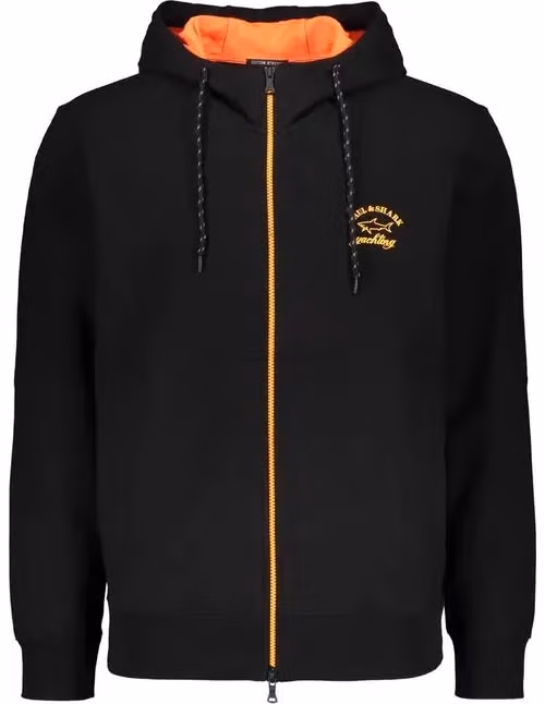 Paul & Shark Black Cotton Sweatshirt