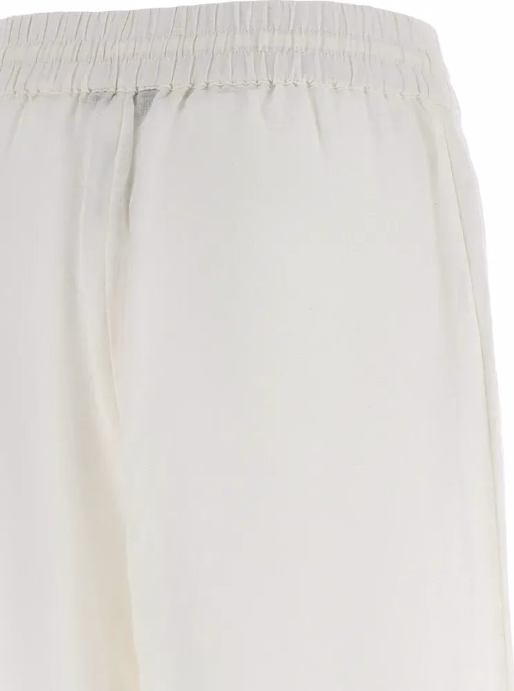 Polo Ralph Lauren White Linen Casual Pants