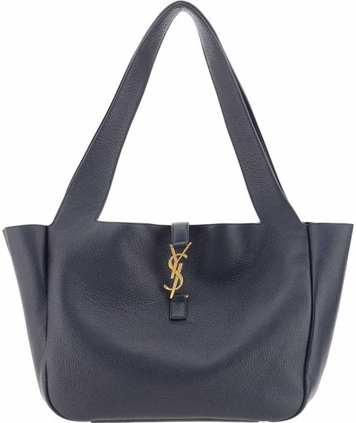 Saint Laurent Black Calf Leather Bos Taurus Shoulder Bag