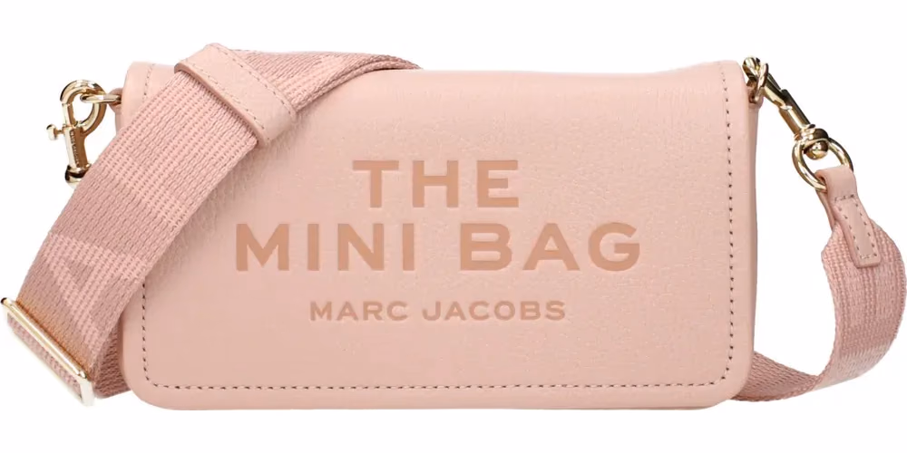 Marc Jacobs Pink Leather Crossbody Bag