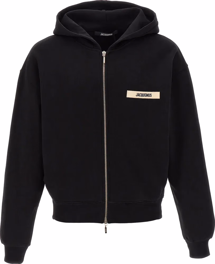 Jacquemus Black Cotton Sweatshirt