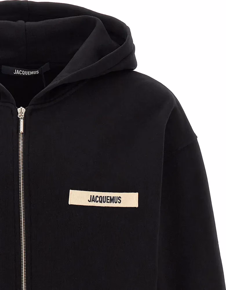 Jacquemus Black Cotton Sweatshirt