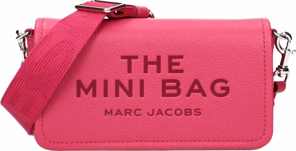 Marc Jacobs Pink Leather Crossbody Bag