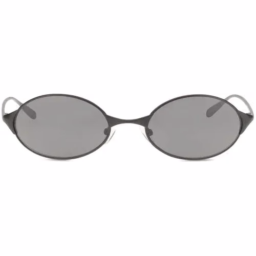 Alexander McQueen Gray Metal Sunglasses