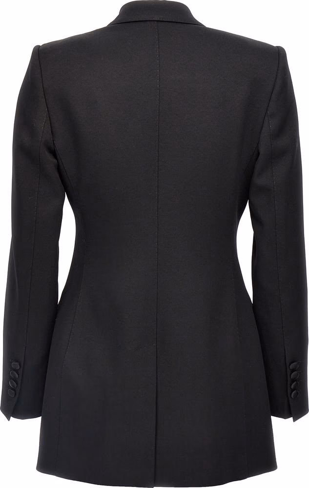 Dolce & Gabbana Black Virgin Wool Blazer