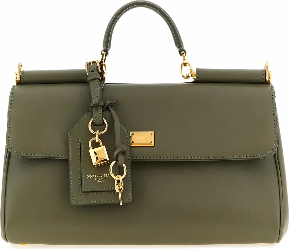 Dolce & Gabbana Bicolor Calfskin Handbag