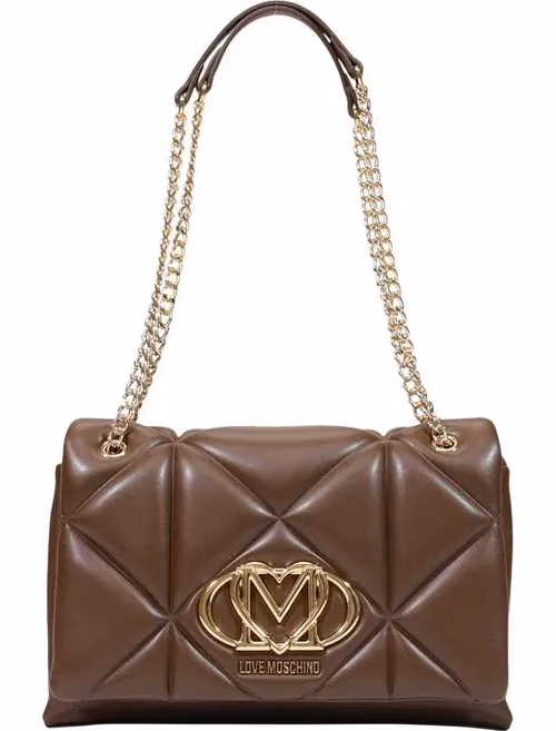 Love Moschino Brown Polyethylene Handbag