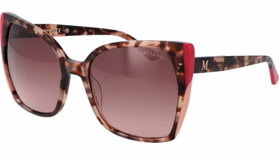 Marciano by Guess Brown Acetate Sunglasses