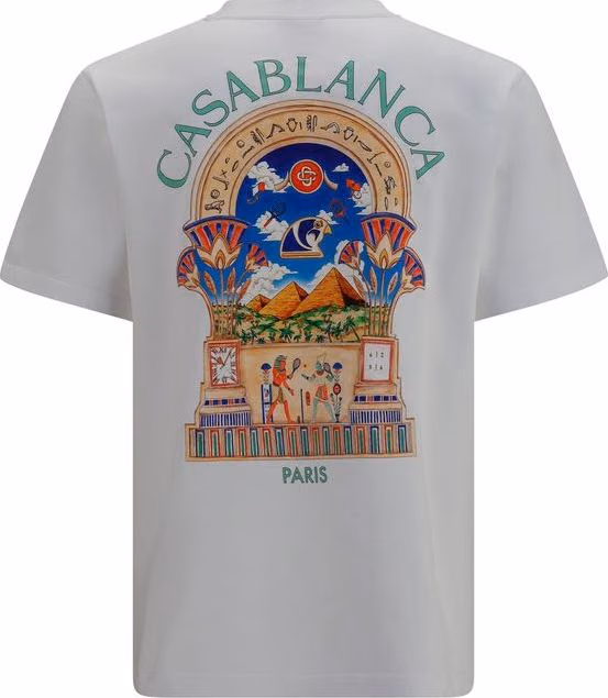 Casablanca White Cotton T-Shirt