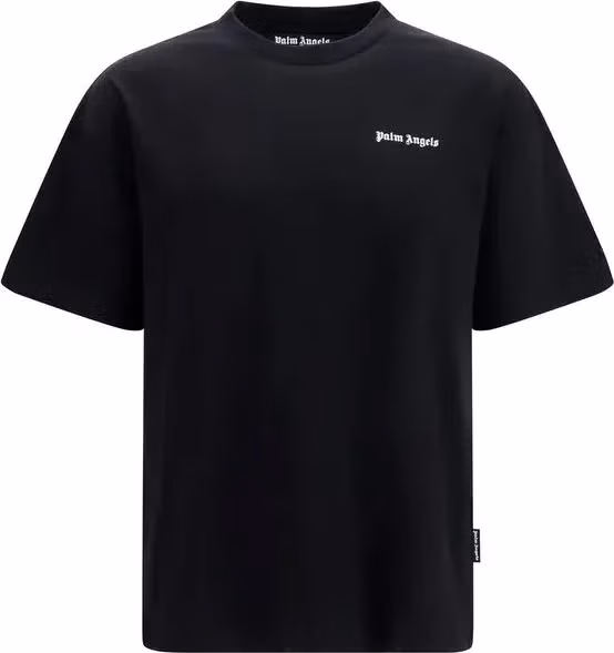 Palm Angels Black Cotton T-Shirt