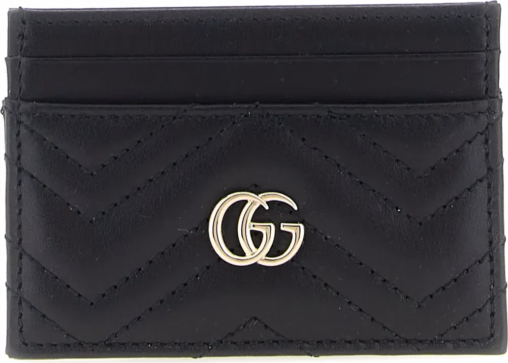 Gucci Black Calfskin Cardholder