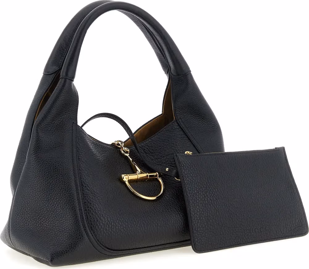 Gucci Black Calfskin Shoulder Bag