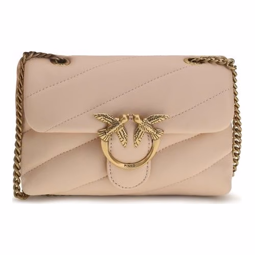 PINKO Multicolor Calf Leather Bos Taurus Shoulder Bag
