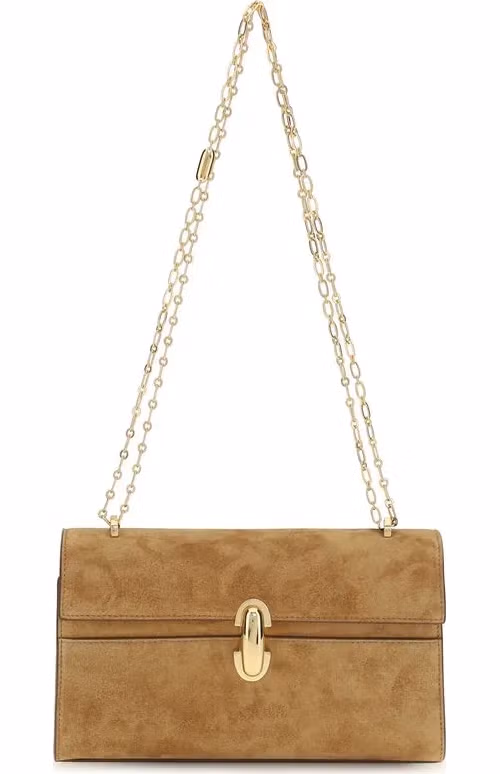 Savette Brown Calf Leather Bos Taurus Clutch Bag