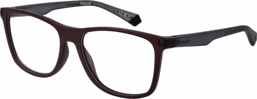 Polaroid Burgundy Polyester Glasses (Frames)