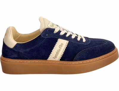 Blue Suede Men Sneakers